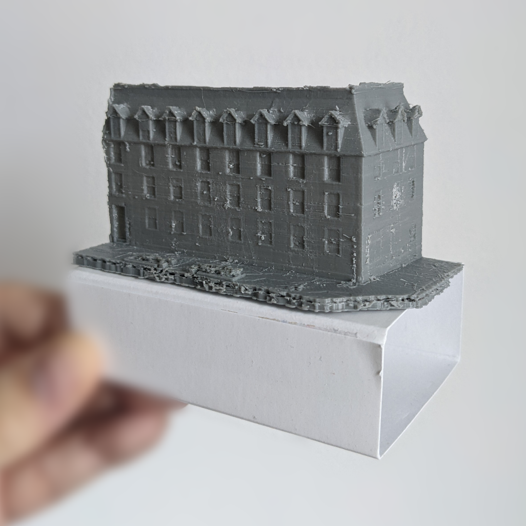 A 3D model of the Wings building