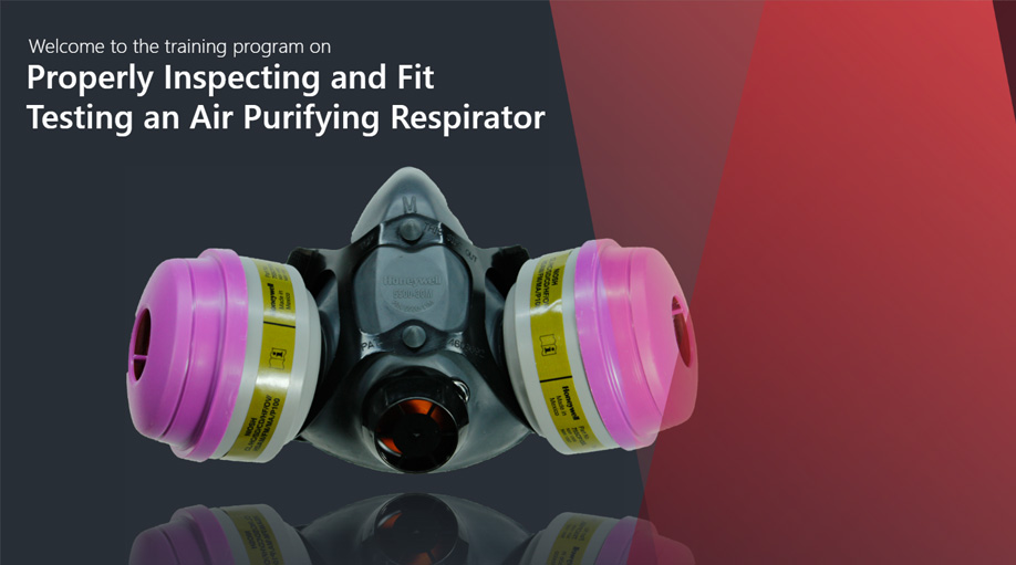 cover image of the module on installing a purifying respirator